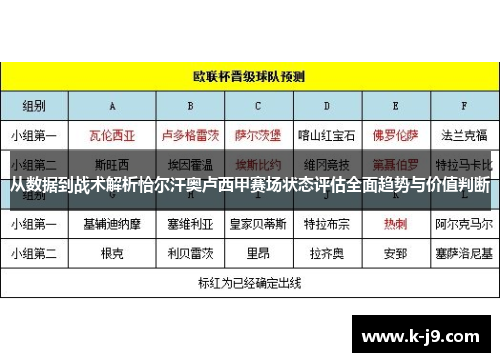 从数据到战术解析恰尔汗奥卢西甲赛场状态评估全面趋势与价值判断